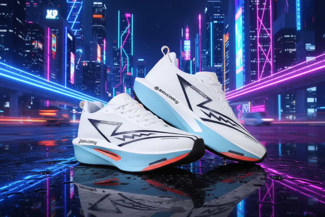 PowerRun Ultra - Zapatilla Azul Ciudad Neón